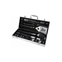 Amazon Basics - Set di 15 utensili per barbecue precio