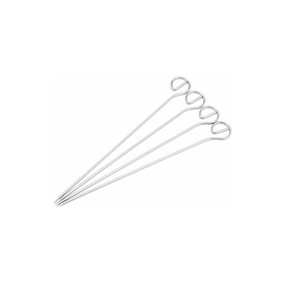 Westmark 10242270 - 4 spiedini, lunghezza 21 cm, in acciaio INOX, colore: Argento
