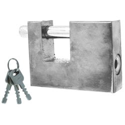 Ledlux - Lucchetto Corazzato Antiscasso 70mm Con 3 Chiavi en oferta