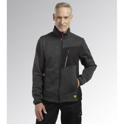 Felpa da lavoro Diadora Knitted Jacket Chicago-Grigio Scuro-S - Grigio Scuro - - Grigio Scuro en oferta