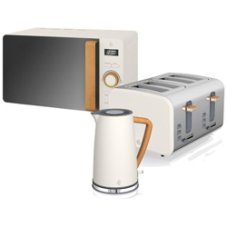 Strp1061 Set Da Colazione Bollitore Tostapane Pane Microonde 20l Bianco precio