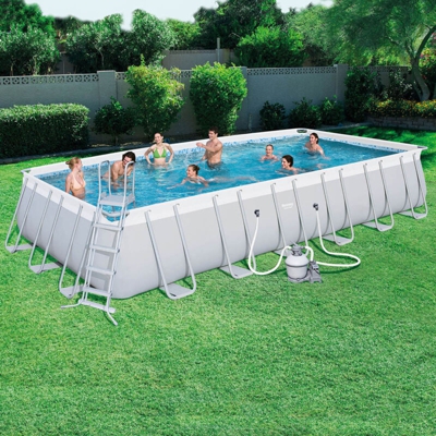 BESTWAY - 56475 - Piscina rettangolare da 732 X 366 X 132