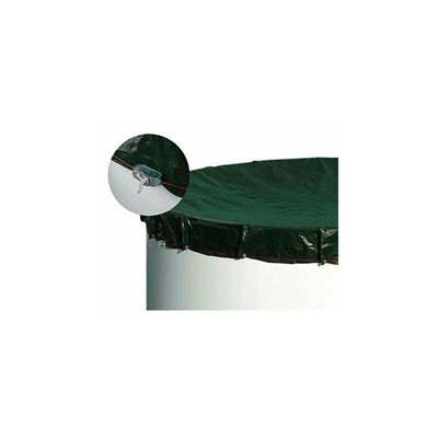 GRASEKAMP Qualität seit 1972 84226 GRASEKAMP-Telo di Copertura per Piscina, Ovale, 920 x 600 cm, Misura telone 1000 x 680 cm, Estate e Inverno,