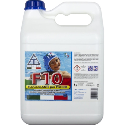 C.a.g Chemical - FLOCCULANTE LIQUIDO PER PISCINE LT. 5 F10 MANUTENZIONE ACQUA PISCINA