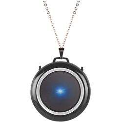 Collana portatile purificatore d'aria purificazione della circolazione dell'aria fresca USB ricaricabile sicura per il bambino in gravidanza,Nero precio