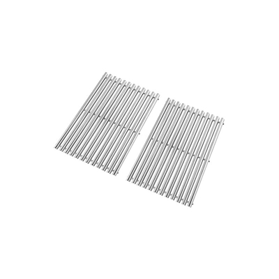 WELL GRILL The Genesis Silver A and Spirit 500 - Set di 2 griglie in acciaio INOX per barbecue a gas
