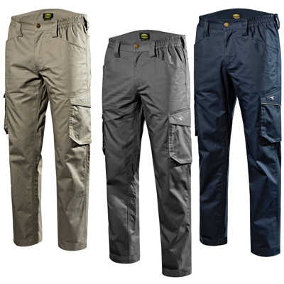 Pantaloni da lavoro donna Diadora Staff Light Cotton-Canapa-S - Beige - - Beige