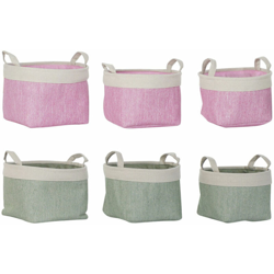 Set di Cestini Poliestere (3 pcs) (2 pcs) - Dkd Home Decor características