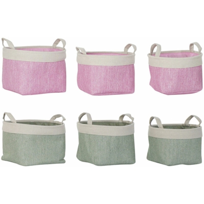 Set di Cestini Poliestere (3 pcs) (2 pcs) - Dkd Home Decor