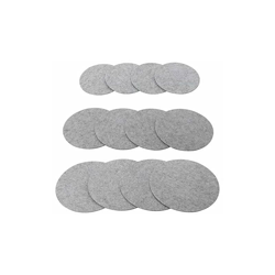 KADI 12 sottopentola in feltro resistente al calore â Sottovaso rotondo â Sottovaso per pentole, bicchieri, ciotole e vasi, 3 misure precio