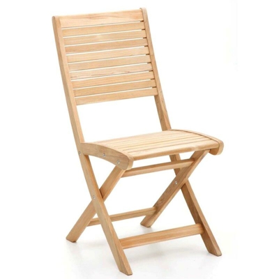 Sedia Jakarta In Legno Teak Misura 61X43X94H Cm