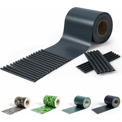 Goplus - Rivestimento Impermeabile per Giardino, Frangivista e Frangivento per Recinzione in PVC, Copertura Decorativa per Balcone con 20/26 Clip (50 en oferta