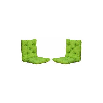 Ambientehome Set di 2 cuscini per sedia, 98 x 50 x 8 cm, colore: verde