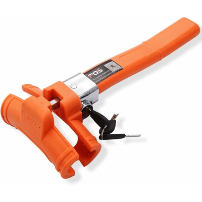 Blocco Volante Auto con 3 Chiavi Bloccasterzo Antifurto per Volante Auto Sicurezza 34x16,8x9,5CM