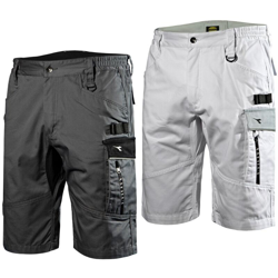 Pantaloncini da lavoro donna Diadora Bermuda Easywork Light-Grigio-XL - Grigio - - Grigio en oferta