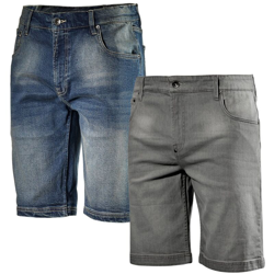 Pantaloncini da lavoro in jeans Diadora Utility Bermuda Stone-Grigio-50 - Grigio - - Grigio en oferta