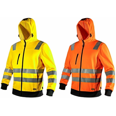 Felpa da lavoro ad alta visibilità Diadora Hoodie zip HV-Arancione-XXXL - Arancione - - Arancione
