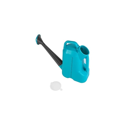 AutKerige Annaffiatoio per piante da esterno, 1 gallone, grande annaffiatoio per piante da interni, beccuccio lungo rimovibile, colore: blu