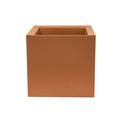 WellHome Top garden Dani Vaso in Polietilene a rotomoldeo colore terracotta 40 x 40 en oferta