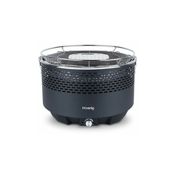 H.Koenig RIO440 - Barbecue a carbonella, portatile, rotondo, in acciaio inox, senza fumo, ideale per giardino, esterno, picnic, campeggio, grigliate características