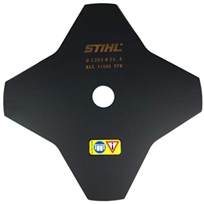 Stihl Genuine 4001 713 3801 - Lama di metallo a 4 denti, 230 mm