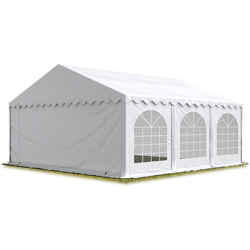 5x6 m ignifugoTendone per feste PREMIUM PVC bianco 100% impermeabile Gazebo da giardino Tendone da esterno Tenda party en oferta