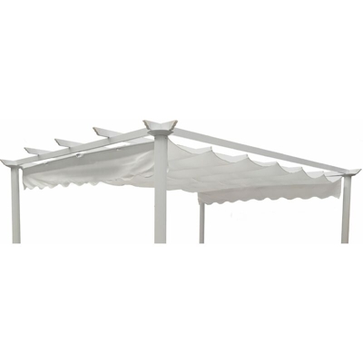 TELO DI RICAMBIO BIANCO GAZEBO PERGOLA 3X4 200 gr