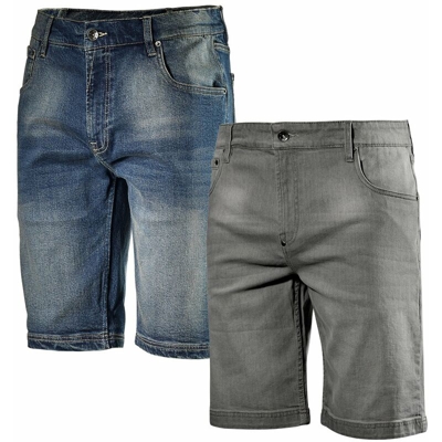 Pantaloncini da lavoro in jeans Diadora Utility Bermuda Stone-Grigio-56 - Grigio - - Grigio