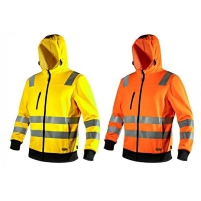 Felpa da lavoro ad alta visibilità Diadora Hoodie zip HV-Giallo-L - Giallo - - Giallo
