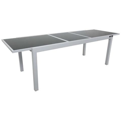 Tavolo Da Giardino Allungabile In Alluminio Tropic 10 - Phoenix - Argentato