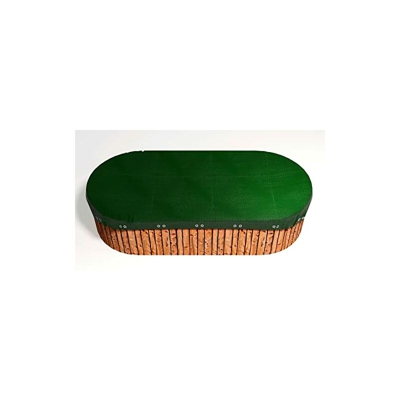GRASEKAMP qualitÃ dal 1972 84225 - Telone di copertura per piscina ovale, 855 x 500 cm, misura 930 x 580 cm, estivo, inverno, verde
