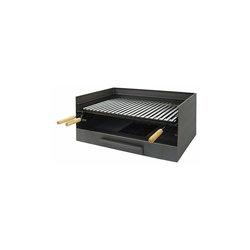Imex El Zorro 71514 Cassetto per barbecue in acciaio inox con griglia, 50 x 40 x 33 cm precio
