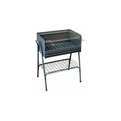 IMEX EL ZORRO 71761Â Barbecue con griglia zincati e Vassoio Inferiore, Nero, 59Â x 40Â x 85Â cm