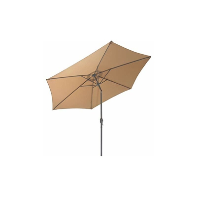 Gartenfreude 4900-1270-115 - Ombrellone Parasole, Colore: Tortora