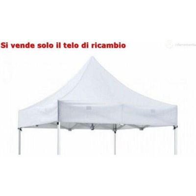 Telo Di Ricambio Per Gazebo Flexy 3X3 Colore Bianco