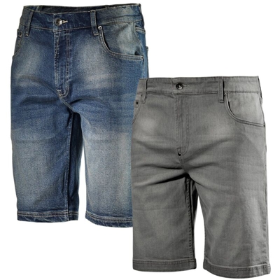 Pantaloncini da lavoro in jeans Diadora Utility Bermuda Stone-Grigio-48 - Grigio - - Grigio