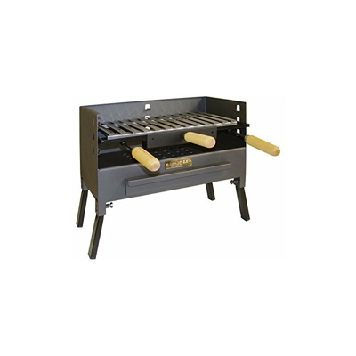 IMEX EL ZORRO 71422.0Â Barbecue Tavolo con griglia, Nero, 43. 5Â x 24. 5Â x 39. 5Â cm