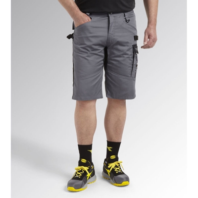 Pantaloncini da lavoro donna Diadora Bermuda Easywork Light-Grigio-L - Grigio - - Grigio