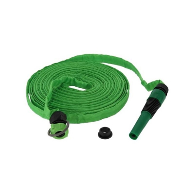 Tubo Da Giardino Piatto Pompa Acqua Terrazzo Giardino 15Mt Con Lancia Pistola