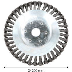 Spazzola Conica universale Diametro 200 mm per Decespugliatore Pulizia Suolo + Parasassi kibani características