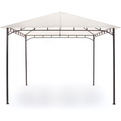 Bellissimo Gazebo Rodi Misura 3X3 In Metallo Palo 40X40 Colore Beige