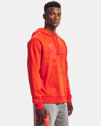 Felpa con cappuccio UA Rival Fleece Big Logo da uomo precio