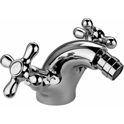 Rubinetto bidet a due maniglie Paffoni Iris - Viola IRV131 IRV135 | Cromo - Viola - Senza piletta di scarico características