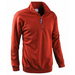 Felpa con fascia parasudore Blu Navy Royal, Grigio Melange o Rossa Smash | M - Rosso en oferta