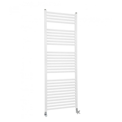 Termoarredo scaldasalviette in alluminio bianco modello cool - dritto - H (mm) 1152 - Interasse (mm) 550 - 23 Tubi en oferta