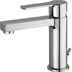Miscelatore lavabo Energy Saving Paffoni Ringo-West RIN071-ES WS071-ES | Cromo - WEST - Piletta con salterello 1"1/4 características