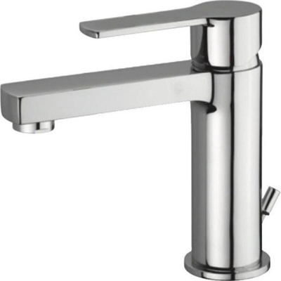 Miscelatore lavabo Energy Saving Paffoni Ringo-West RIN071-ES WS071-ES | Cromo - WEST - Piletta con salterello 1"1/4