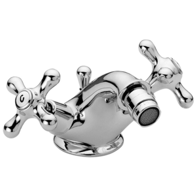 Miscelatore bidet retrò Paffoni Iris - Viola IRV125 VLV125 | Cromo - Iris - Piletta con salterello 1"1/4