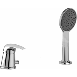 Miscelatore bordo vasca con deviatore e set doccia Paffoni DU040CR-DU041CR | Senza bocca erogazione precio