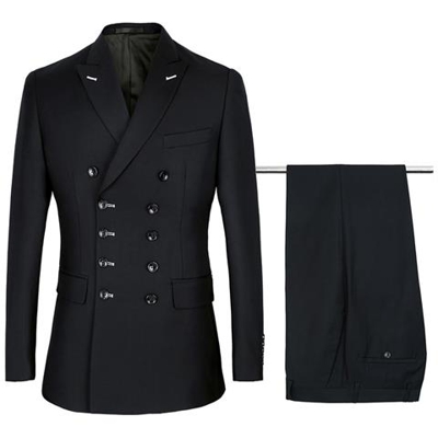 Vestito Da Cerimonia Nuziale Del Petto Del Vestito Di Nuova Moda Da Uomo Slim Fit [ nero / Xl]